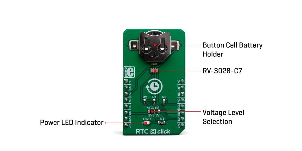 Mikroe MIKROE-3456 RTC 8 Click